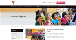 Desktop Screenshot of annualreport.ymcagta.org